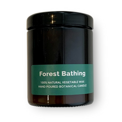 Forest Bathing - Pippettes 20 hour Soy Hand-poured Candles in Amber Glass Jar