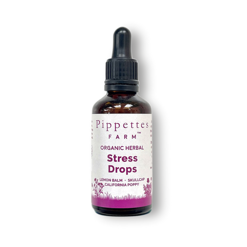 pipette bottle of stress drops