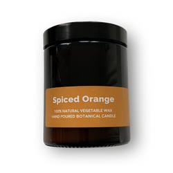 Spiced Orange - Pippettes 20 hour Soy Hand-poured Candles in Amber Glass Jar